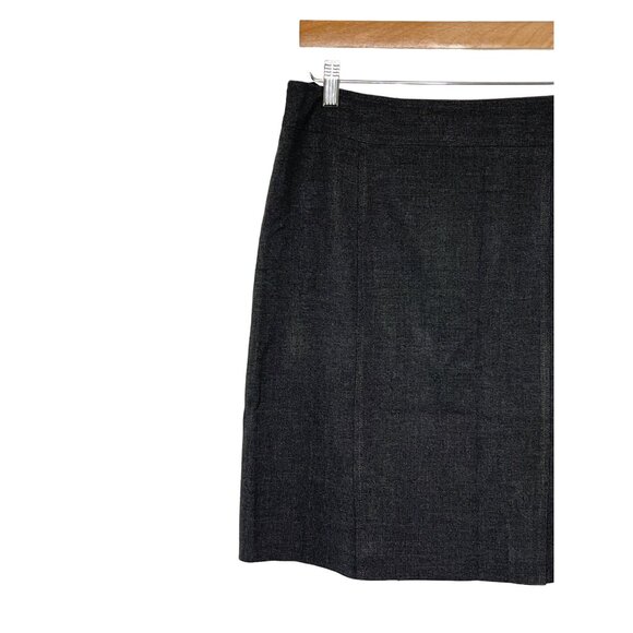 Coldwater Creek Petite 12P Gray Wool Blend Pencil Skirt - Picture 10 of 12